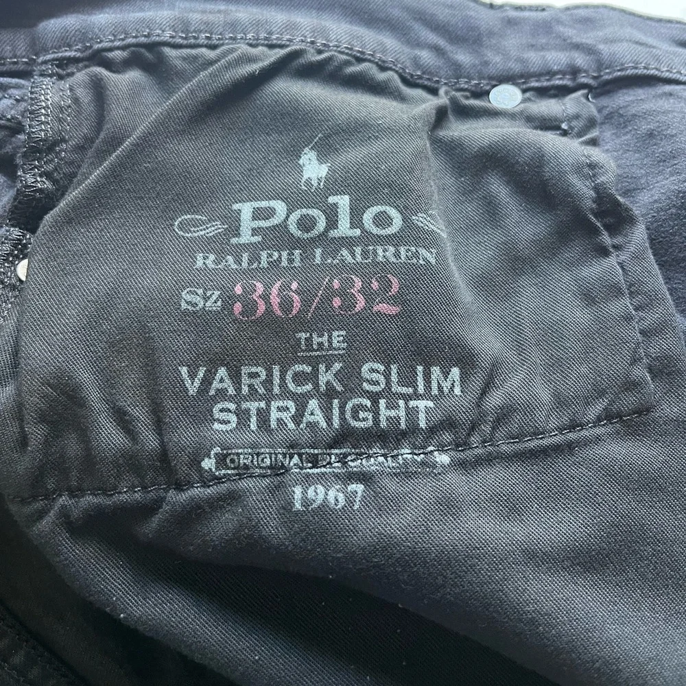 Polo Ralph Lauren Men's Black Varick Slim Straight Denim Casual Jeans